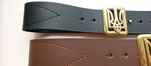 Ремень с генеральской, чёрный ВМФ, коричневый общевойсковой