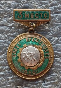 ДСО Профсоюзов 3 место 1956 г. акробатика