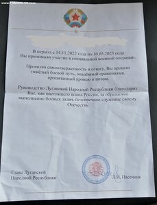 ЧВК Вагнер, За Отвагу чвк, Проект, За 2 ранения, грамоты.