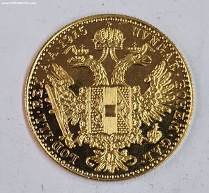 Один Дукат золото Австро-Венгрия 1915