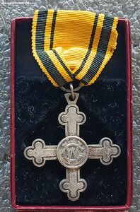 Крест Шарлотты ПМВ 1916 г. королевство Вюртемберг в коробке