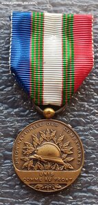 Медаль национального союза фронтовиков Франция