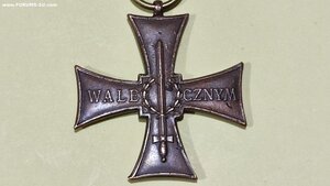 Крест Храбрых Польша  Тип третий.