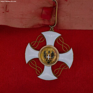 Италия.  Знак Ордена "Короны Италии" 3 степени Командор