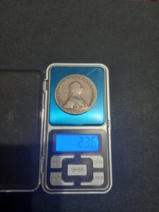 Монета 1 рубль Пётр lll 1762 г