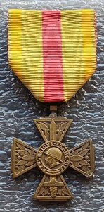 Крест добровольцев за ПМВ Франция