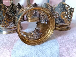 Подстаканники*Кубачи* 6 штук, комплект