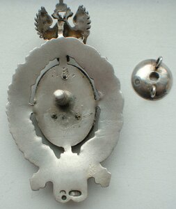 Знак в память 50-летия земских учреждений. Серебро 84.