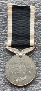 Медаль За службу в Новой Зеландии Великобритания