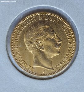 20 марок 1898 золото
