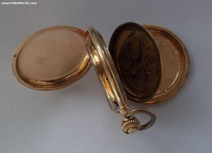 Золотые карманные часы 19 век. 56 пр. Monard
