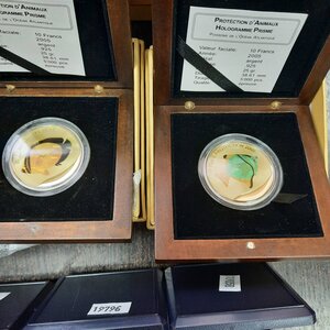 Монеты серебро 11 шт иностран