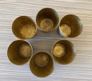 Набор рюмок горячая эмаль