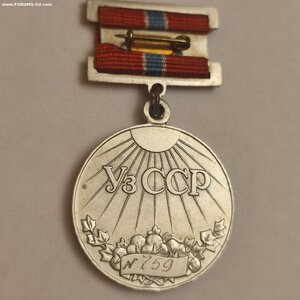 Знак с Документом, Заслуженный Строитель Узбекской ССР.