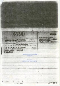 Справка Бухенвальдского архива на заключенного