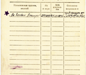 2 медали ЗБЗ(номера подряд)на женщин-родственниц