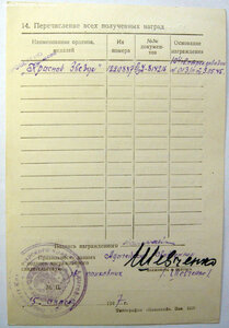 КЗ № 1.220.887 вдавленный круг на реверсе. 104-я гв. СД