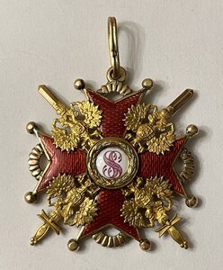 Орден Св. Станислава 2ст. с мечами Эдуард