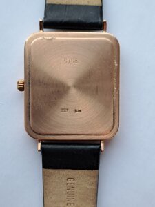 часы Platinor мужские, кварцевые, корпус золото