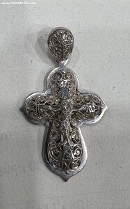 Крест красивый серебро 925