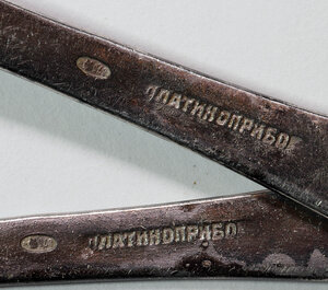 Ложки столовые - платиноприбор серебро