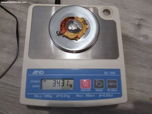 Ленин 60727 с док вес 34.3 грамма