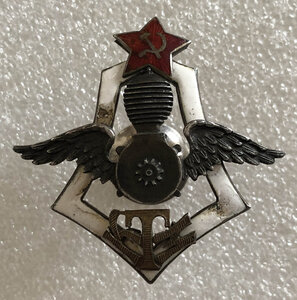 Знак Тифлисские курсы авиамехаников,20-е годы.