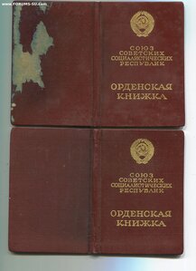 Знаки Почёта по одному Указу. Мужчина и женщина.