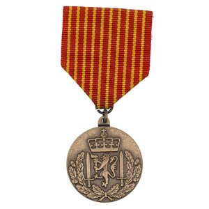 Норвегия.Медаль Вооружённых сил «За верную службу»