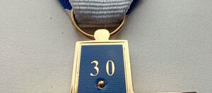 Відзнака ; ХРЕСТ 30 років ВІЙСЬКОВО - МОРСЬКІМ СИЛАМ УКРАЇНИ