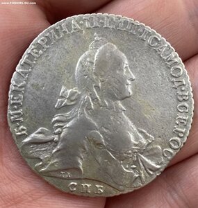 Рубль 1763 спб нк