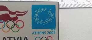 Официальный знак Олимпийской Сборной команды Латвии 2004 г.