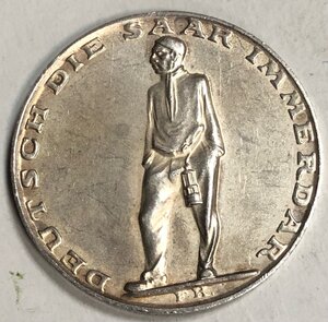 Памятная медаль Присоединение СААРа  1935 Германия