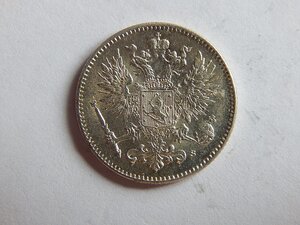 50 пенни 1917 г S (орел с короной и орел без короны)
