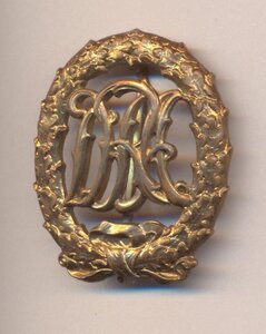 Знак ДРА. Степень в золоте