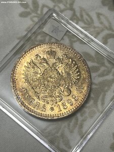 Продам 1 руб 1898 г * ЗОЛОТО
