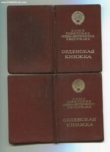 Трудовые Славы 2 и 3 степени на одного.