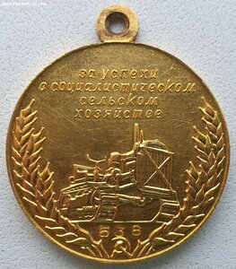 ВСХВ малая золотая № 538 в золоте