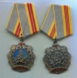 Трудовые Славы 2 и 3 степени. 13 лет между награждениями.