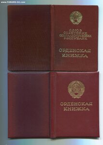 Трудовые Славы 2 и 3 степени. 13 лет между награждениями.