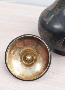 Кофейник, серебро 84