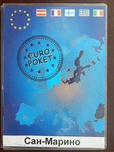 Набор Евро Сан-Марино 2005 г. В буклете.