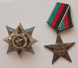 За службу Родине 3 ст.+ орден Звезды з ст. (Афганистан)
