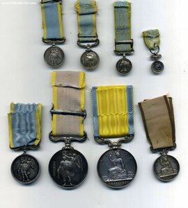 Крымская и Балтийская медали ( Великобритания,1854-1855 гг.)