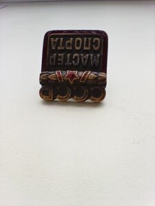ЗНАК МАСТЕР СПОРТА СССР С УДОСТОВЕРЕНИЕМ ПО ВЕЛОСПОРТУ ШОССЕ