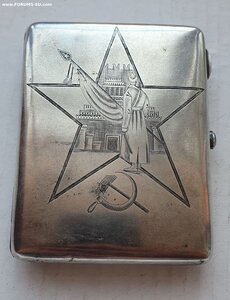 Портсигар, 2приз П.П.ОГПУ СКК...,серебро.