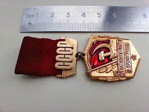 Знак СССР , за активную работу в проф группе