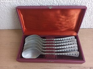 Набор столовых ложек. Серебро. СССР, Прибалтика. 916 проба.