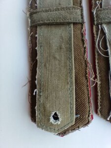 Погоны полевые , образца 1943 года , старший лейтенант, вете