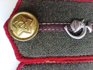 Погоны полевые , образца 1943 года , старший лейтенант, вете
